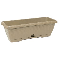 Balconetta vimini con riserva cm 50 - Tortora