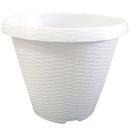 Vaso vimini ⌀25 - Bianco