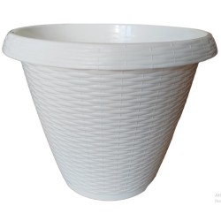 Vaso vimini ⌀30 - Bianco