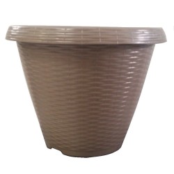Vaso vimini ⌀30 - Tortora