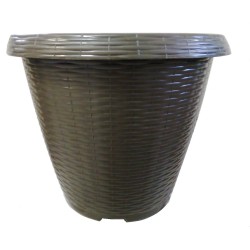 Vaso vimini ⌀30 - Grigio
